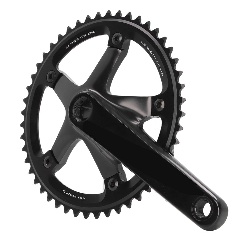 Aluminum Alloy 144 BCD 48T Single Speed Crankset Bike Crank
