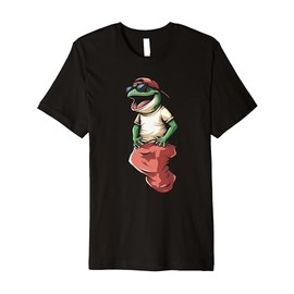 Sack Race Frog Sack Hopping Premium T-Shirt