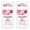 Desodorante Natural Unisex Aroma Rosa Y Vainilla 2 Pz