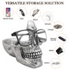 VIPbuy Skull Glasses Holder Stand with Storage Tray, Novelty Eye