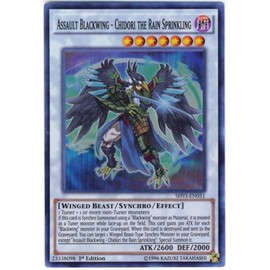 Yu-Gi-Oh Assault Blackwing - Chidori the Rain Sprinkling SHVI-EN051 Super Rare /item# G4W8B-48Q20966
