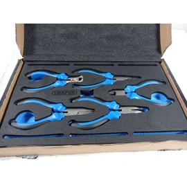 Draper 63215 Precision Plier 5 Piece Set in 1/4 Drawer Eva Insert Tray