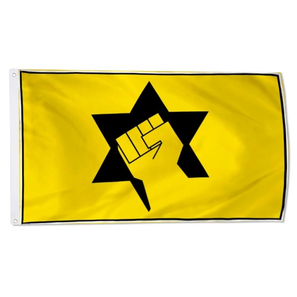 Israel Kach and Kahane Chai Political Party Flag 3x5 Feet