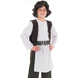Fun Shack Tudor Costume for Boys, Victorian Costume Boys, Kids Tudor Costume Boys, Tudor Boy Costume Large