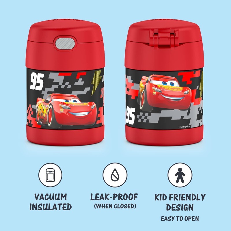 THERMOS FUNTAINER Insulated Food Jar – 10 Ounce, Cars –