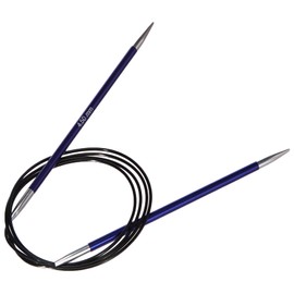 Knit Pro KP47190 Zing: Fixed Circular Knitting Pins: 120cm x 4.50mm, 4.5mm, Purple