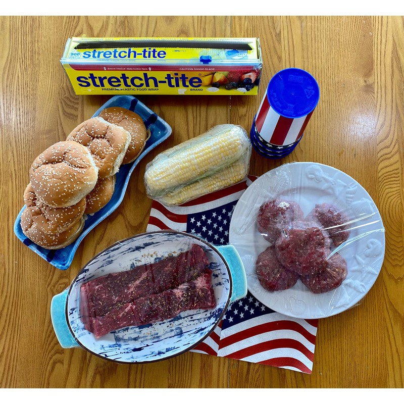 Stretch-Tite Premium Plastic Food Wrap, 500 Sq. Ft., 516.12-Ft. x