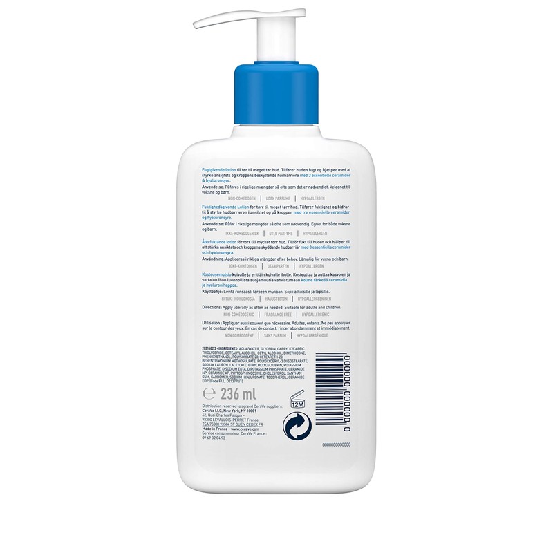 CeraVe Moisturising Lotion for Dry and Very Dry Skin Protection
