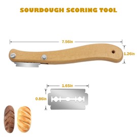 JWTIFOA Bread Lame Sourdough Scoring Tool, Lame Bread Tool with 5 Blades, Dough Scorer Bread Baking Supplies Accessories