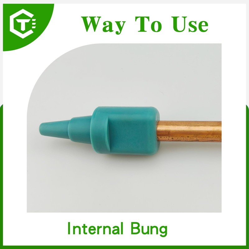 Plumbing and Heating Bungs, Includes 2 Internal Bungs and 2