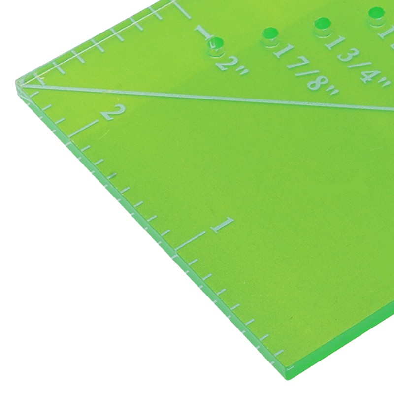 Magnetic Seam Guide Set Resistance Ruler Perforated Seam Measurement Quilting