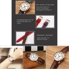 Sanda Lady Analog Round Quartz Leather Strap Date Watch Classical