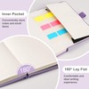 EMSHOI A6 Small Lined Notebook, 160 Numbered Pages, 100 g/m²