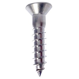 Wood Screws Stainless Steel Screws Flat Head Screw Set Woodworking Clamps Pocket Hole Screws Deck Screws Wood Door Small Screws Cabinet Screws #6 x 5/8" (50 Pcs) Super-Deals-Shop