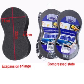 2 Pack Car Sponges, 2 Pack Car Sponges, Washing Windows and Anti Scratch Technology, Perfect For Wheels, Windscreen & Bodywork For Car Cleaning