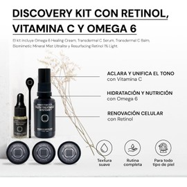 Truth Discovery Kit - Set de Skincare con Vitamina C y Retinol Incluye Biomimetic Mineral Mist 30ml Hidratante Facial Compacto de Viaje Ideal para Rutina de Skin Care TRUTH TREATMENT