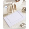COLOR&GEOMETRY Bath Mat, Extra Soft Bathroom Mat Non Slip Bath