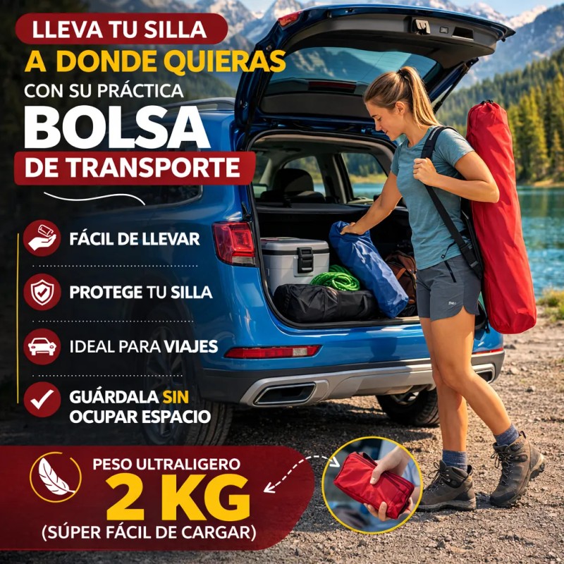 4 Sillas Plegables De Playa, Campamento Y Exteriores.