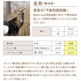 Edo Deer Oil Beautiful Skin Soap, 3.5 oz (100 g), Made in Japan, Soap, Deer Oil Soap, Natural Ingredients, Moisturizing, Body Care, Cherry Blossom Scent, Deer Oil