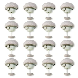 TEAONE Duvet Pins, 16 PCS Duvet Cover Holding Clip for Bed Sheets, Duvet Covers, Cushions, Curtains (2.8 x 3cm/1.1 x 1.18in)