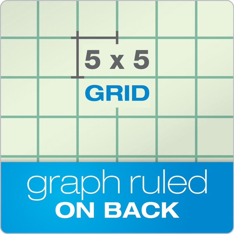 Ampad Engineer Pad, 5 Squares per Inch, 8.5" x 11",