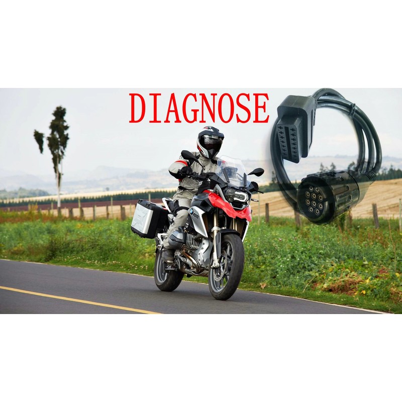 HanrainTool 10pin OBD Motor Motorcycle Motorbike Diagnostic Cable D Cable