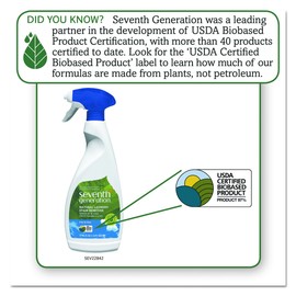 Seventh Generation Natural Laundry Stain Remover, Free & Clear, 16 oz Spray Bottle