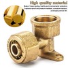 Beatific Pack of 2 1/2 Inch Brass Wall Disc, Screw