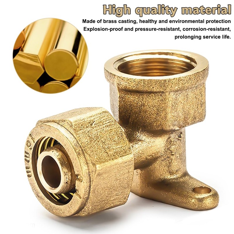 Beatific Pack of 2 1/2 Inch Brass Wall Disc, Screw