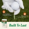 Bird Darts Premium Bamboo Wood Golf Tees, 18/72/180 Units (Packs