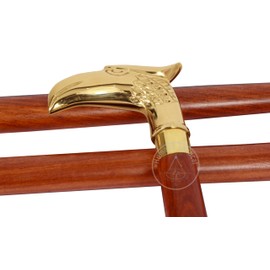 Eagle Walking Stick Decorative Cane Walking Stick for Men and Women Wooden Canes and Walking Stick with Metal Brass Handle Symbol of Power and Strength