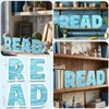 4 Pcs Reading Corner Decor for Classroom, Blue, Ocean
