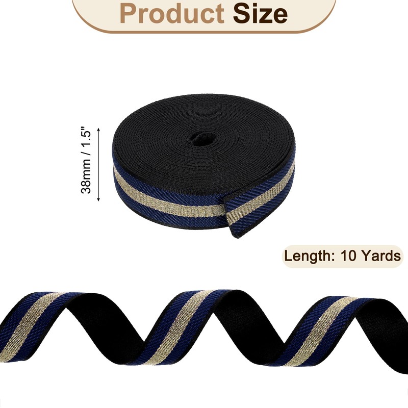 QUARKZMAN 10 Yards Nylon Webbing, 1 3/8 Inch (38 mm)
