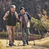Folding Walking Cane T Handle Adjustable Height Print Folding Cane