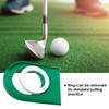 Golf Putting Mat Practice, Plastic Golf Putting Hole Training Aids,