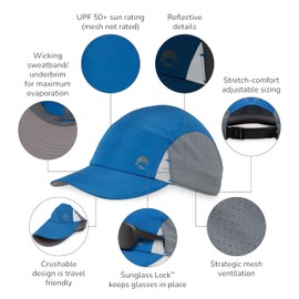 Sunday Afternoons VaporLite Stride Cap, Cayenne, One Size