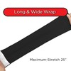 Donna Argan Spandex Wrap Black Headwrap 1pc Soft Spandex Hair