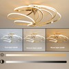 BEINEIJIE Irregular Designs Chandelier Dimmable with Remote Control Brightness Adjustable