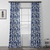 HPD Half Price Drapes PRTW-D48-108 Printed Cotton Twill Curtain (1