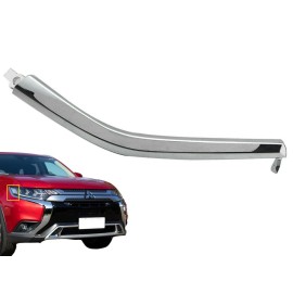 Texaseparts For 2016-2022 Mitsubishi Outlander & PHEV Right Front Bumper Upper Chrome Trim