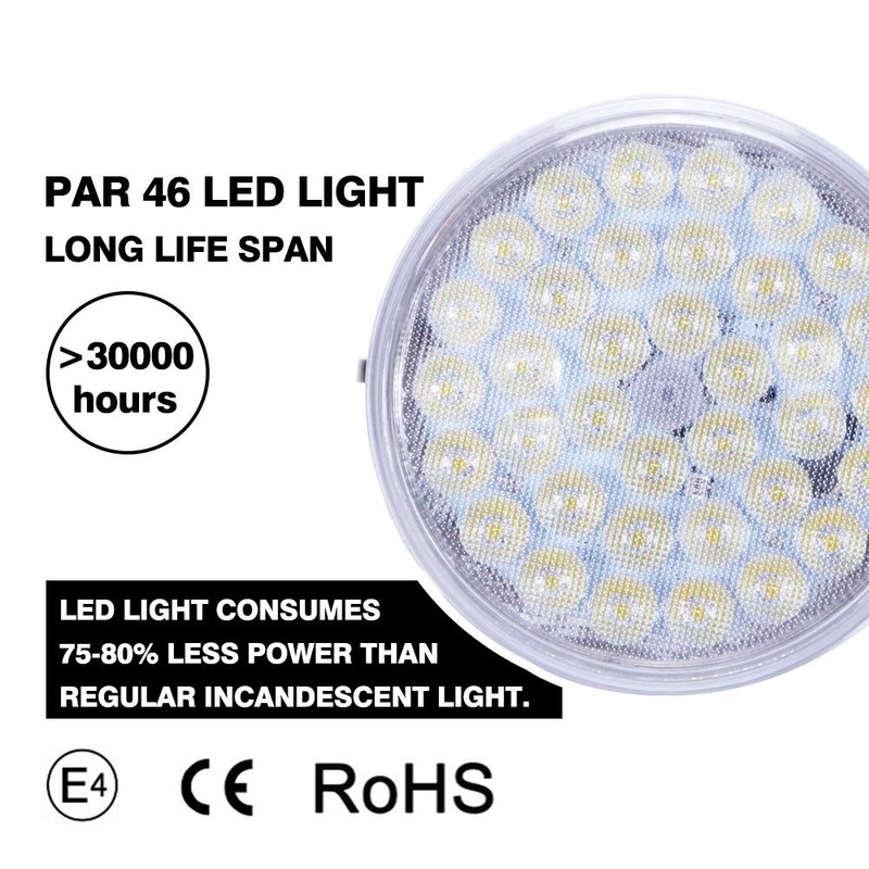 Handxen PAR46 LED Sealed Beam Flood Light 36W 2500LM 6000K