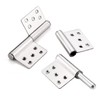 Solid Base Metal Hinges, Flag Hinges, Stainless Steel Hinges, 360°