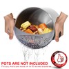 Best Utensils Pan Pot Spaghetti Strainer Premium Stainless Steel Pasta