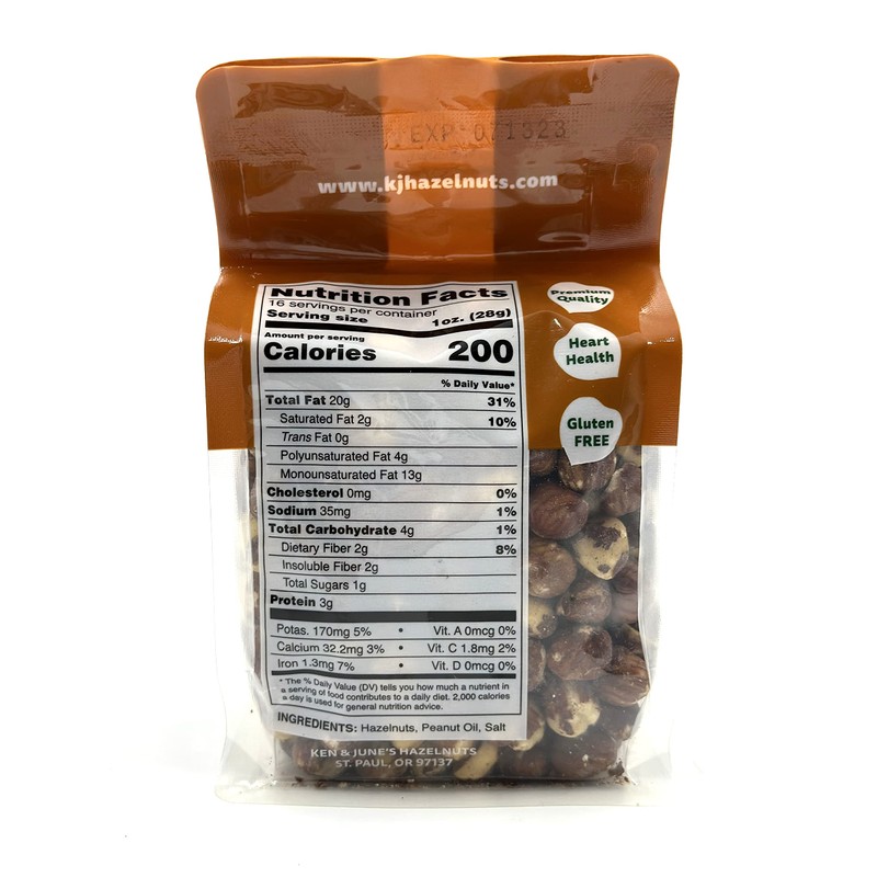 Roasted/Salted Hazelnut - 16 Oz Bag (8 oz)