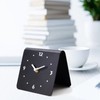 Desktop Clock Simple Modern Quiet Movement Metal Desk Clock Ornament