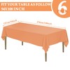 XHDA 6 Pack Blue Party Table Cloth 54" x 108",