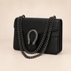 Snake Pattern Crossbody Shoulder Bag for Women – Retro Chain