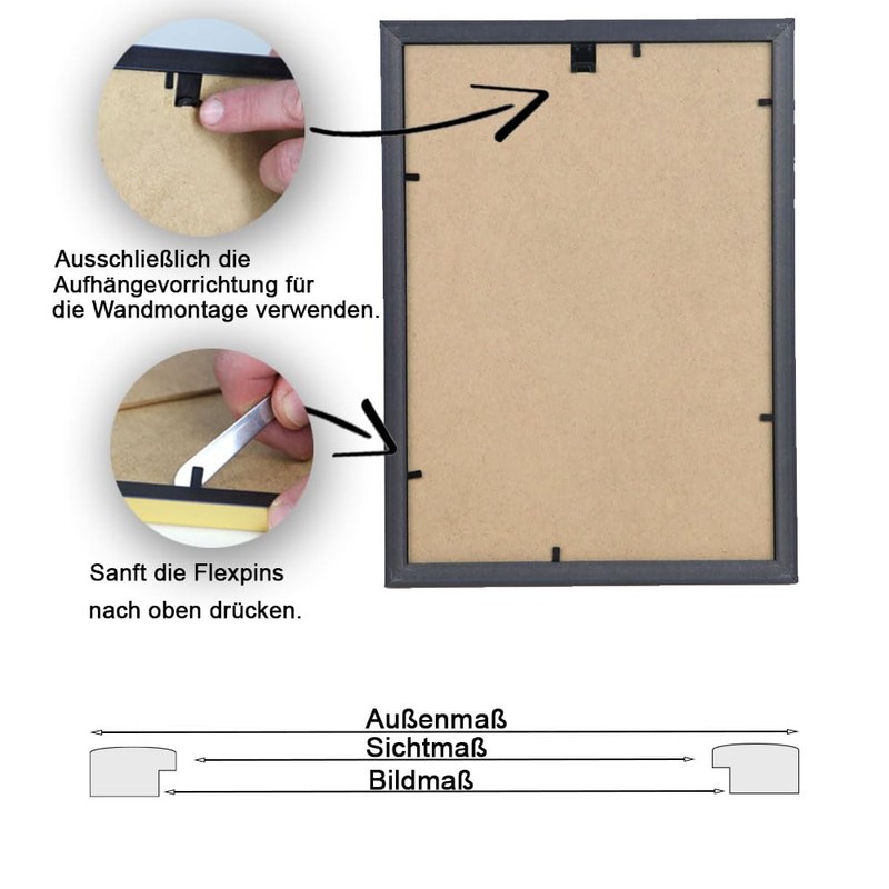 IDEAL TREND Document Picture Frames 21 x 29.7 DIN A4