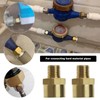 VGOL 4Pcs 1/8inch Male to 1/4inch Female BSP Brass Adapters