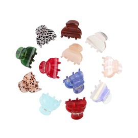 Claw Jaw Hair Clips 12PCS Small for Thin Hair Styling Mini Accessories Classic Clamp for Women Girls